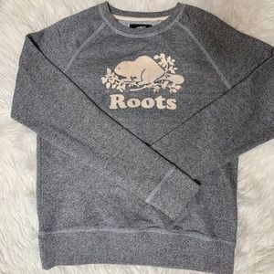 Roots crew neck sweater